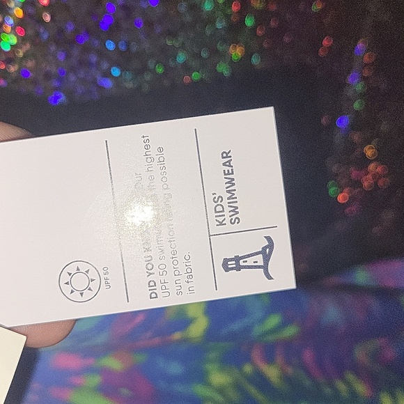 Girl's Lands' End Tie Dye Crossback One Piece Swimsuit NWT Size 14 - Picture 3 of 5